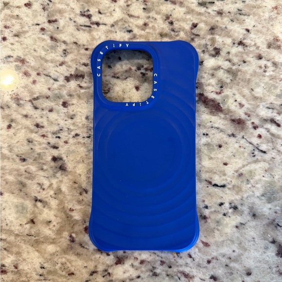 Casetify Blue Phone Case Ripple iPhone 14 Pro - Picture 1 of 2